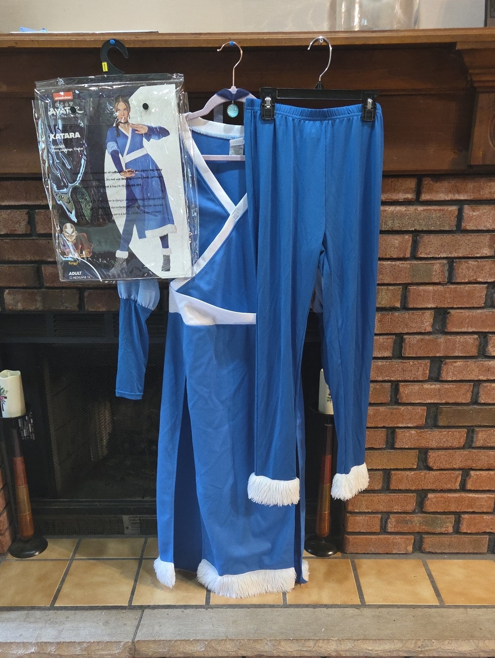 Nickelodeon Blue Katara Costume Pants & Tunic Set Size Medium